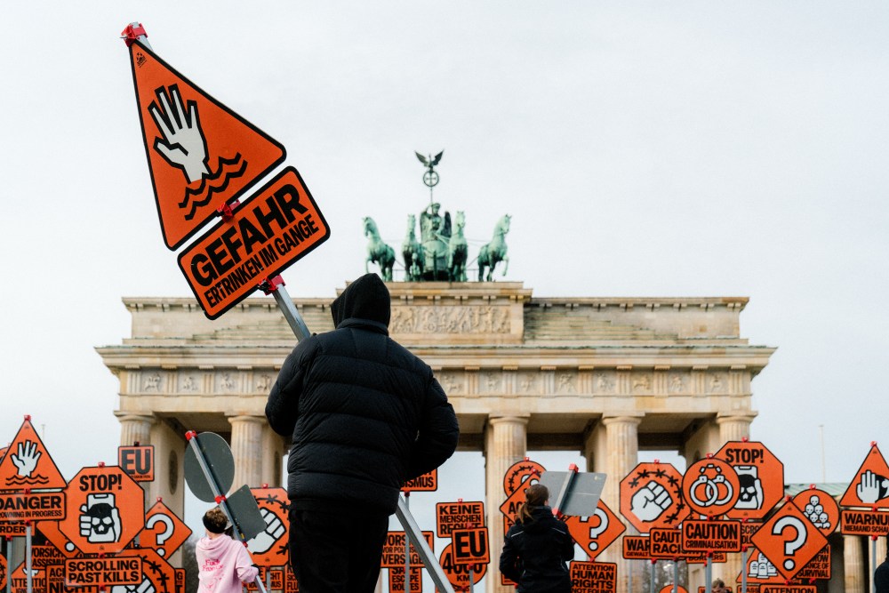 Sea-Watch and Mother Berlin Confront Apathy with a Stark Installation