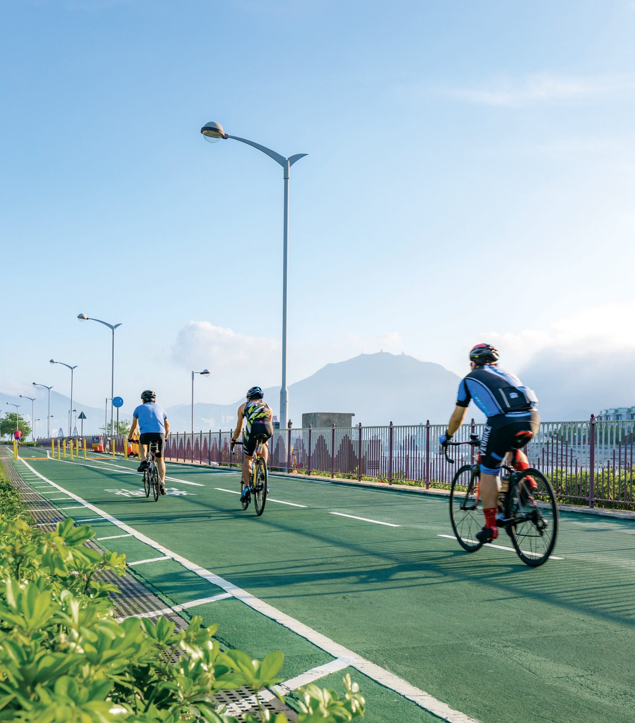 Cycling track at Go Park Sai Sha by Zaha Hadid Architects