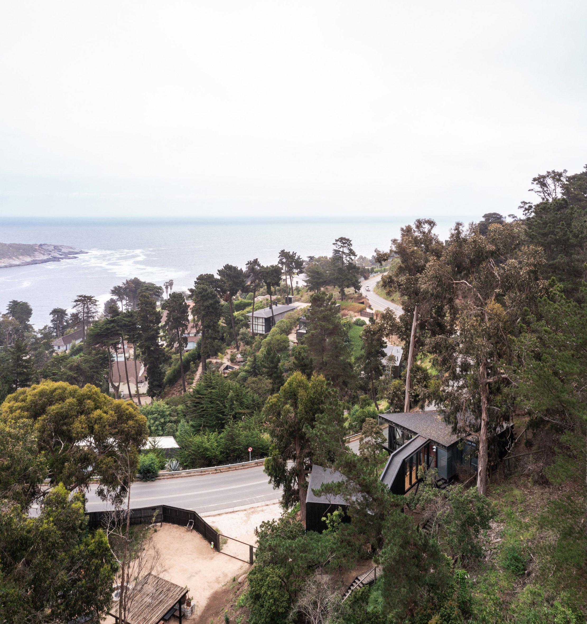 View from Chilean cliffside