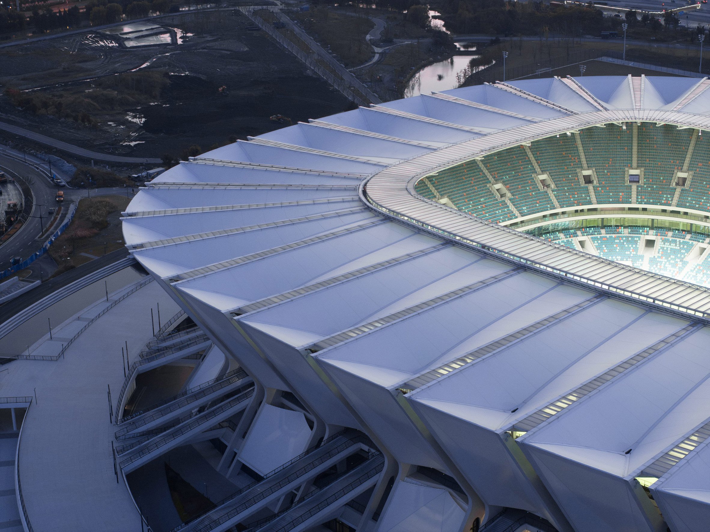 Football stadium in China by GMP Architekten