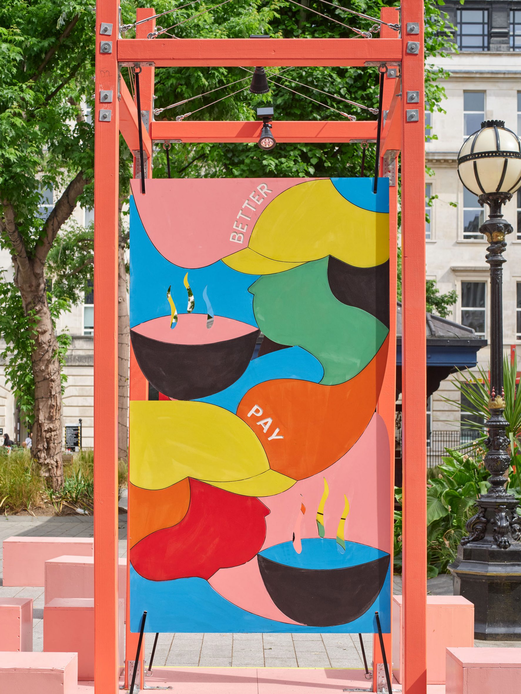 Unheard Voices in the City pavilion by POOR Collective