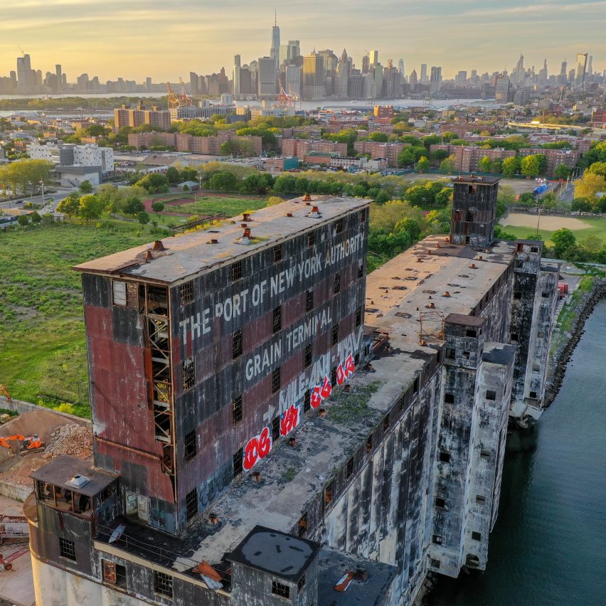 Red Hook Grain Terminal in Brooklyn
