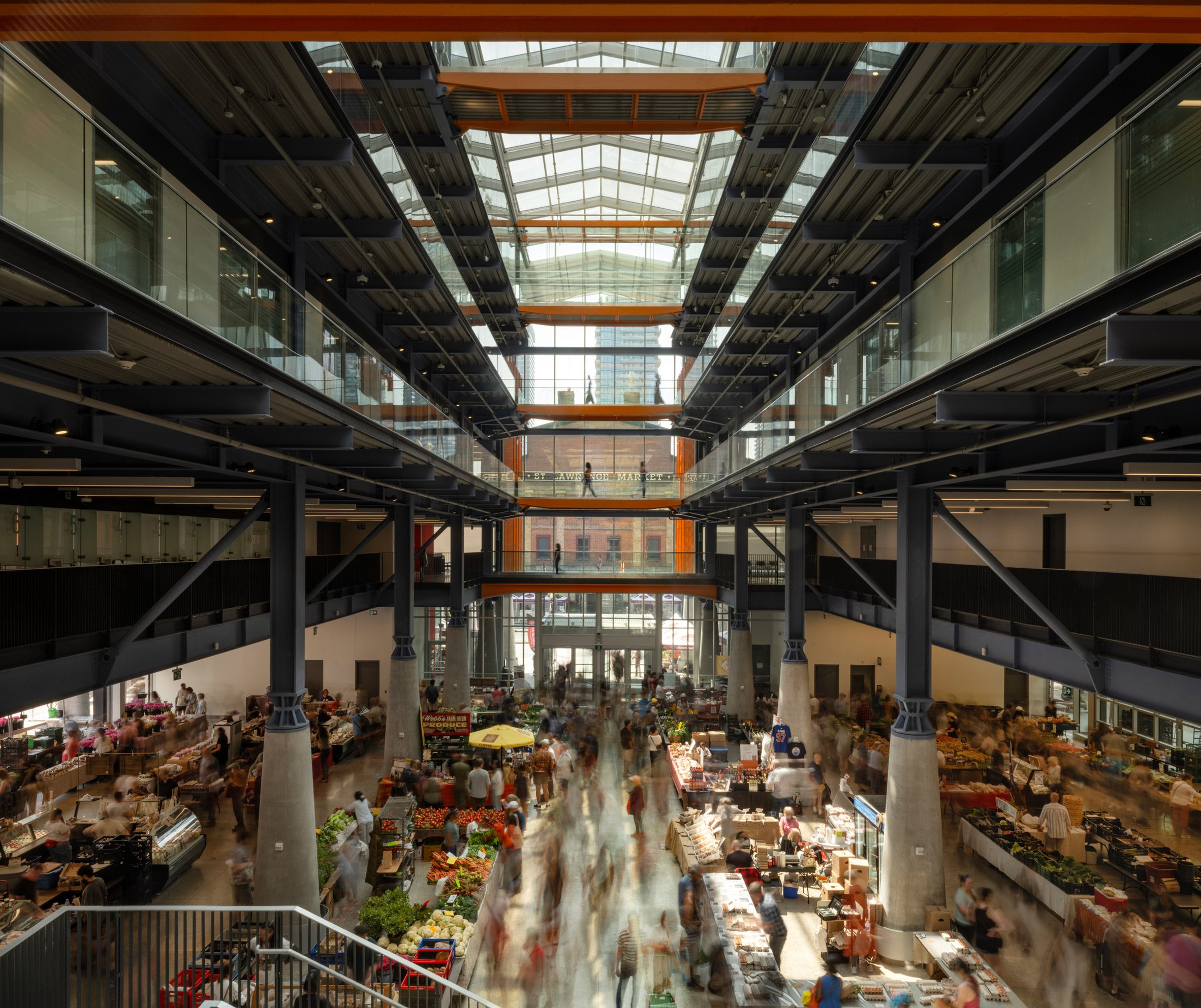 Market inside of St Lawrence Market North