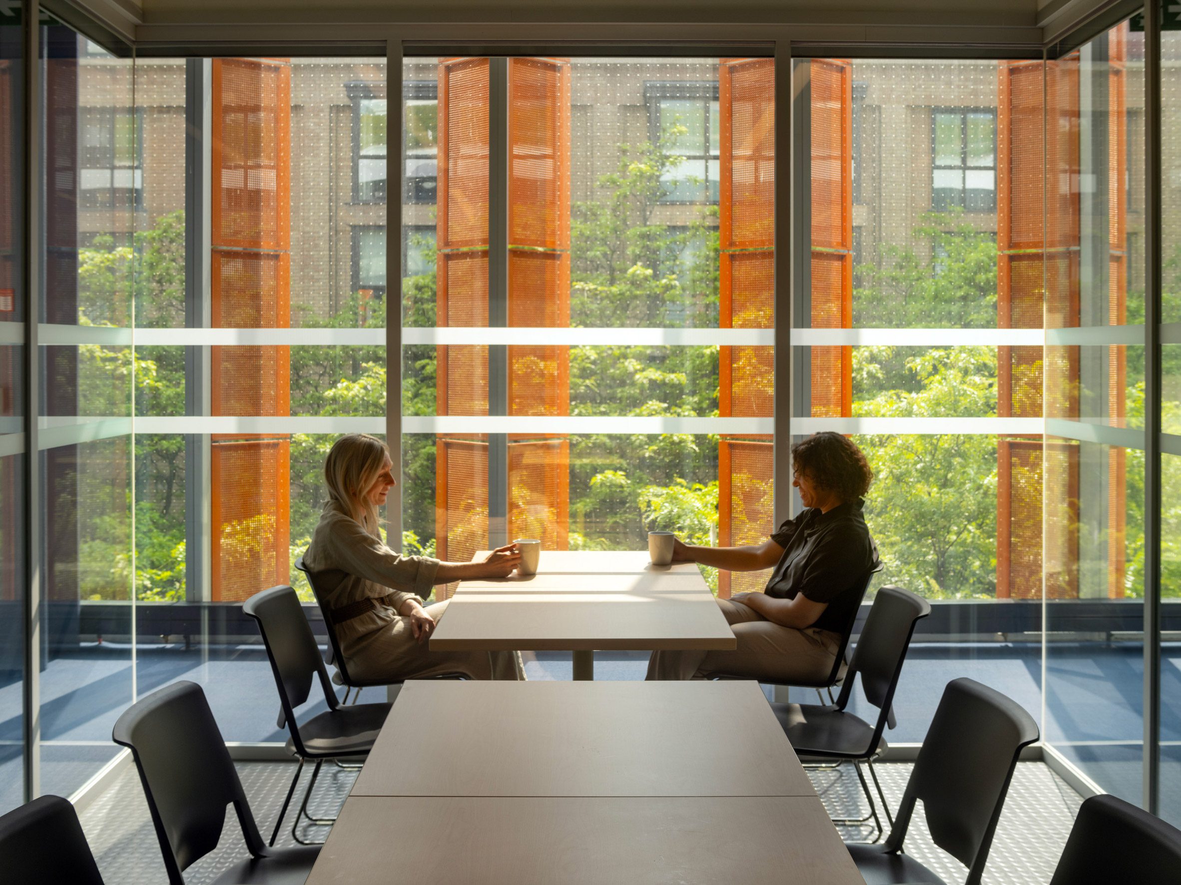 Orange panels