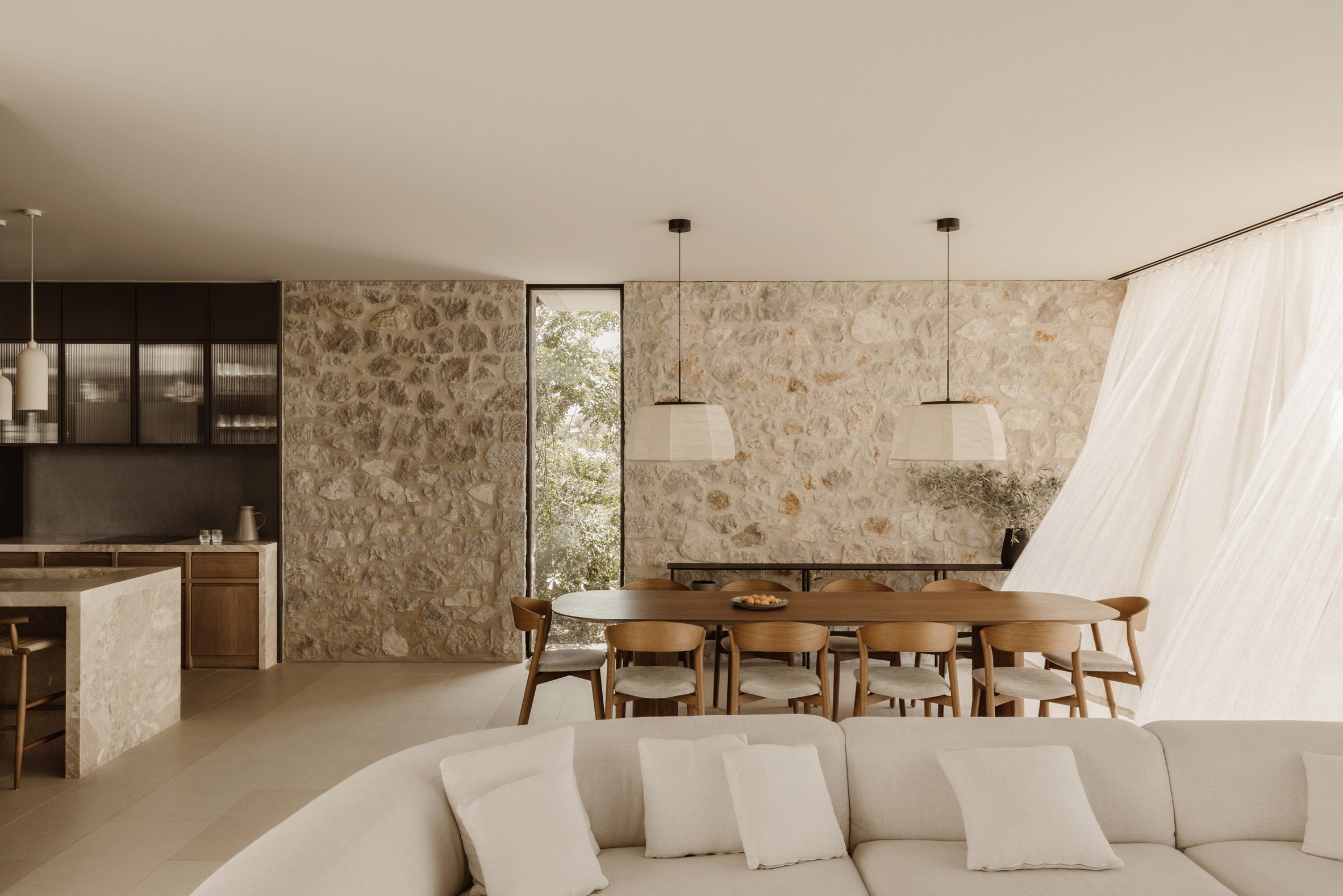 Living spaces in Southwand House by K-Studio