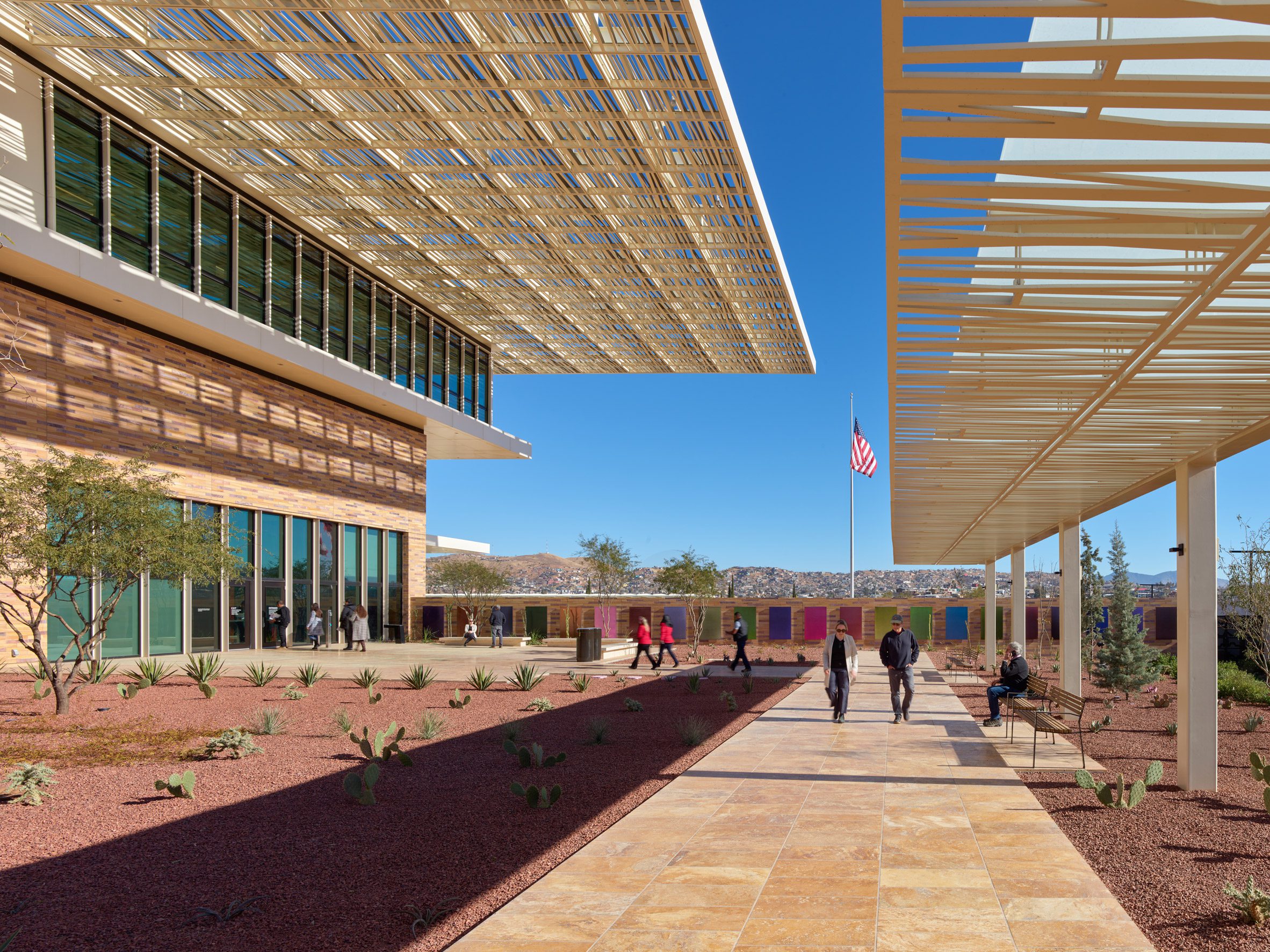 US Consulate General Nogales in Mexico screens