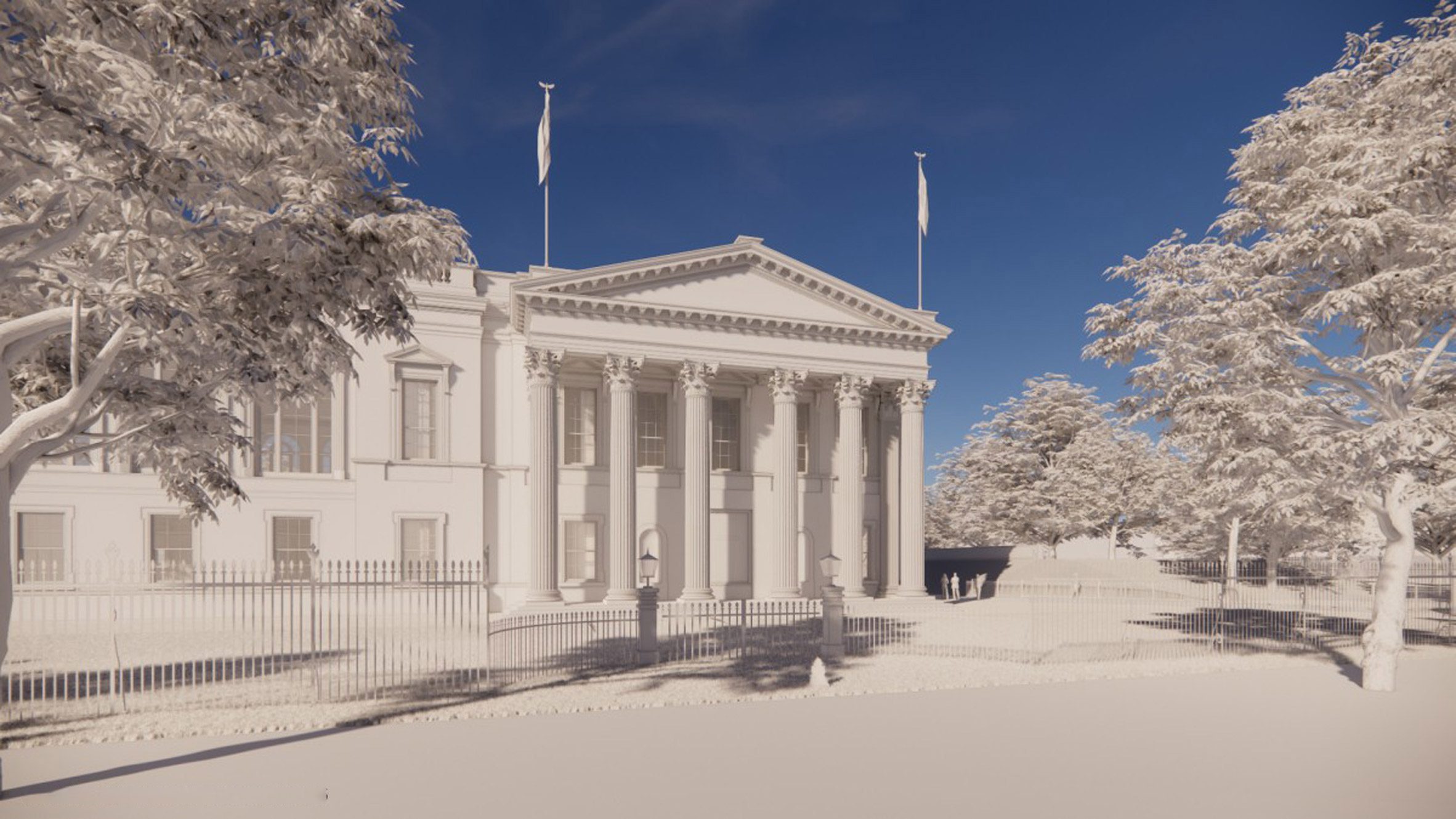 White House expansion by McCrery Architects
