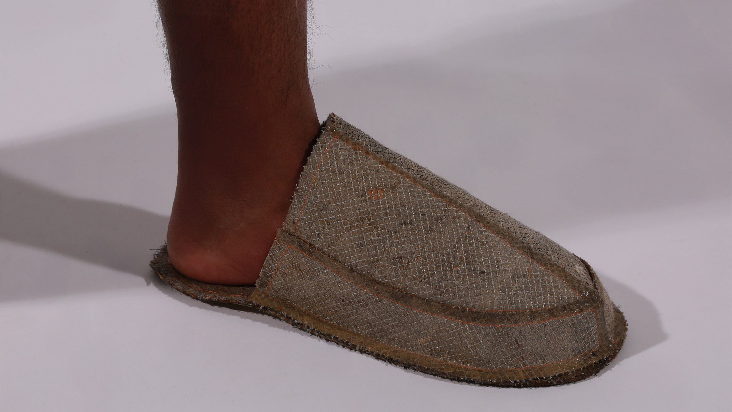 Slippers made from dust