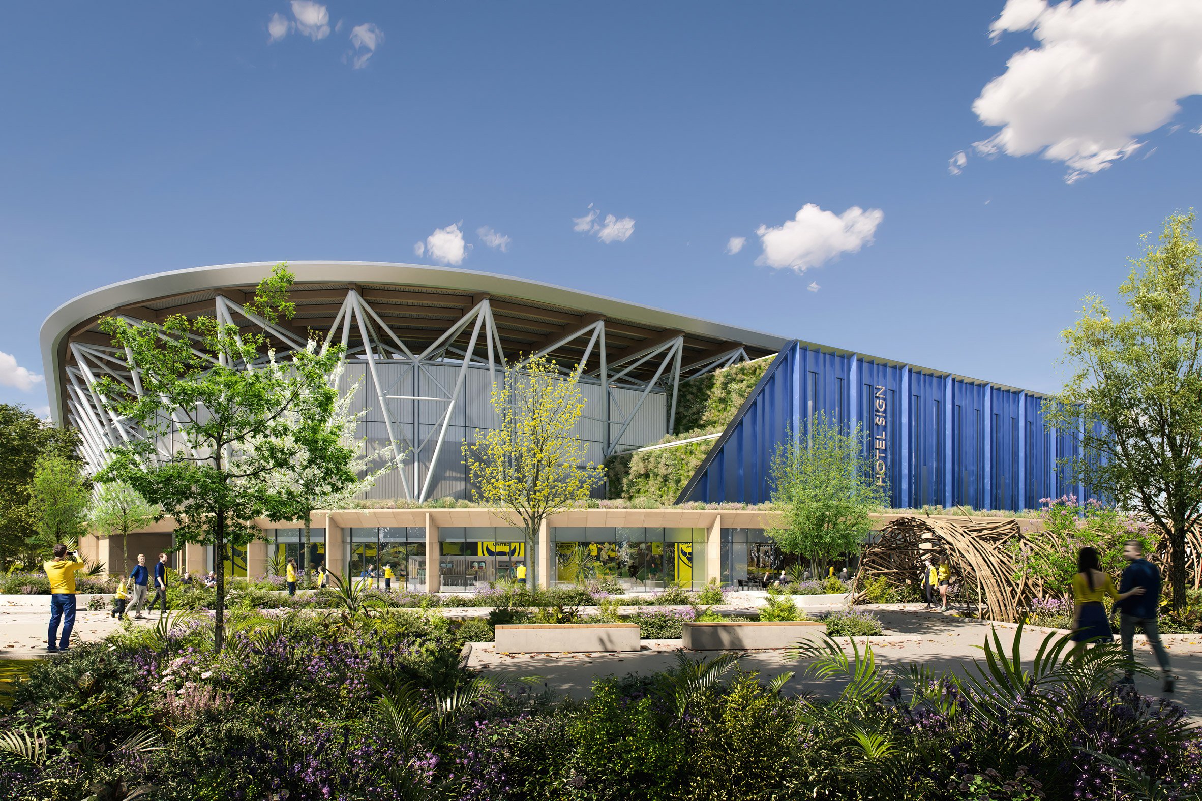 Oxford United Football Club stadium by Ridge and Partners and AFL Architects