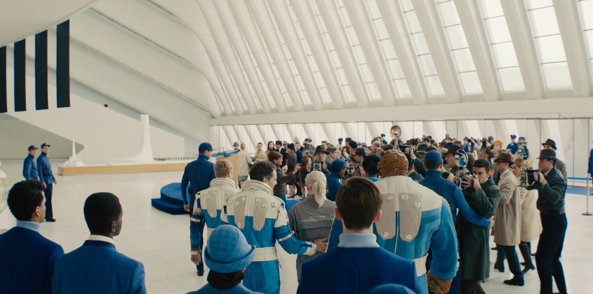 Film set in Santiago Calatrava's Palacio de Congresos