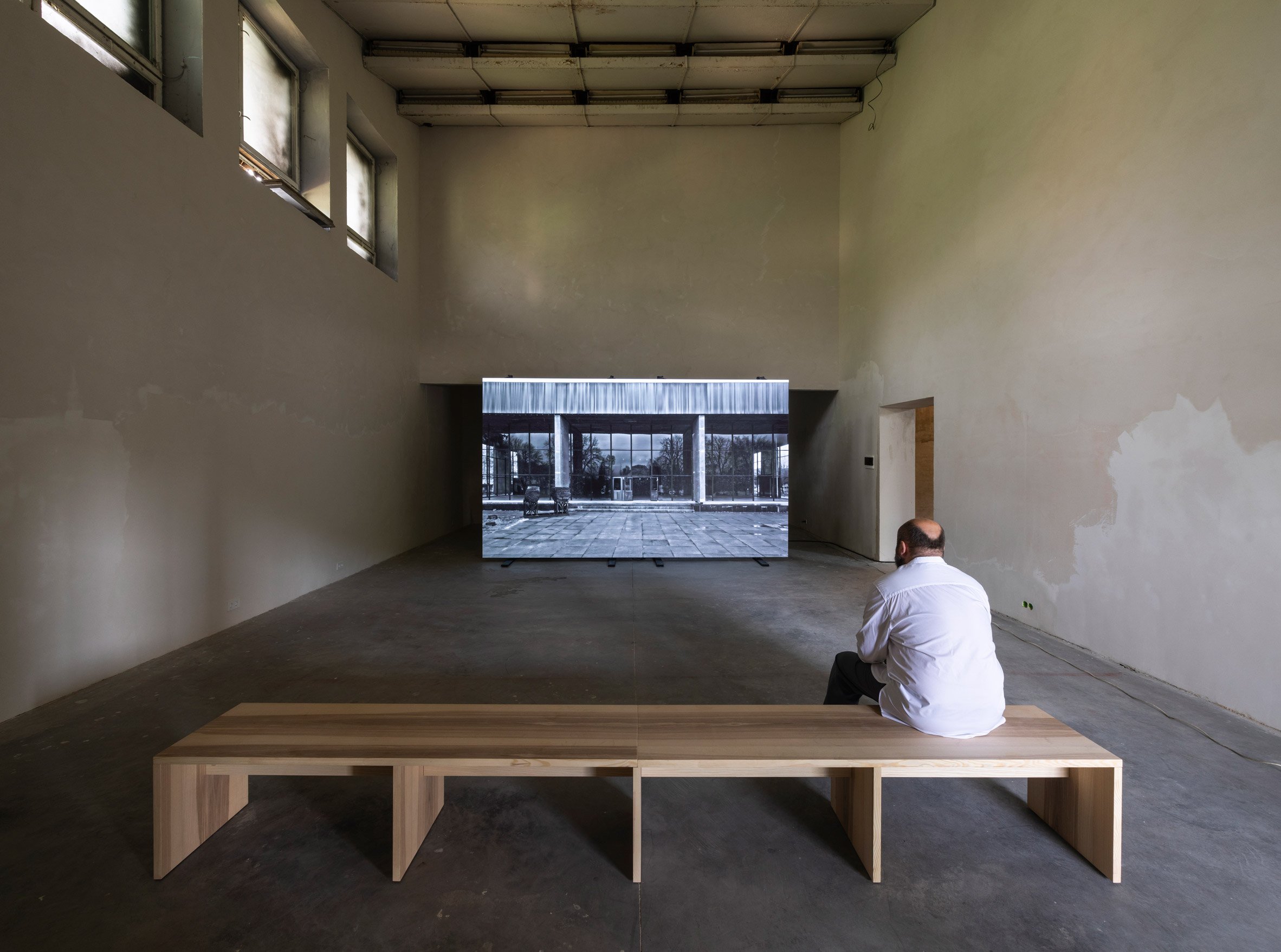Exhibition space within the Pavilion 13 by Forma