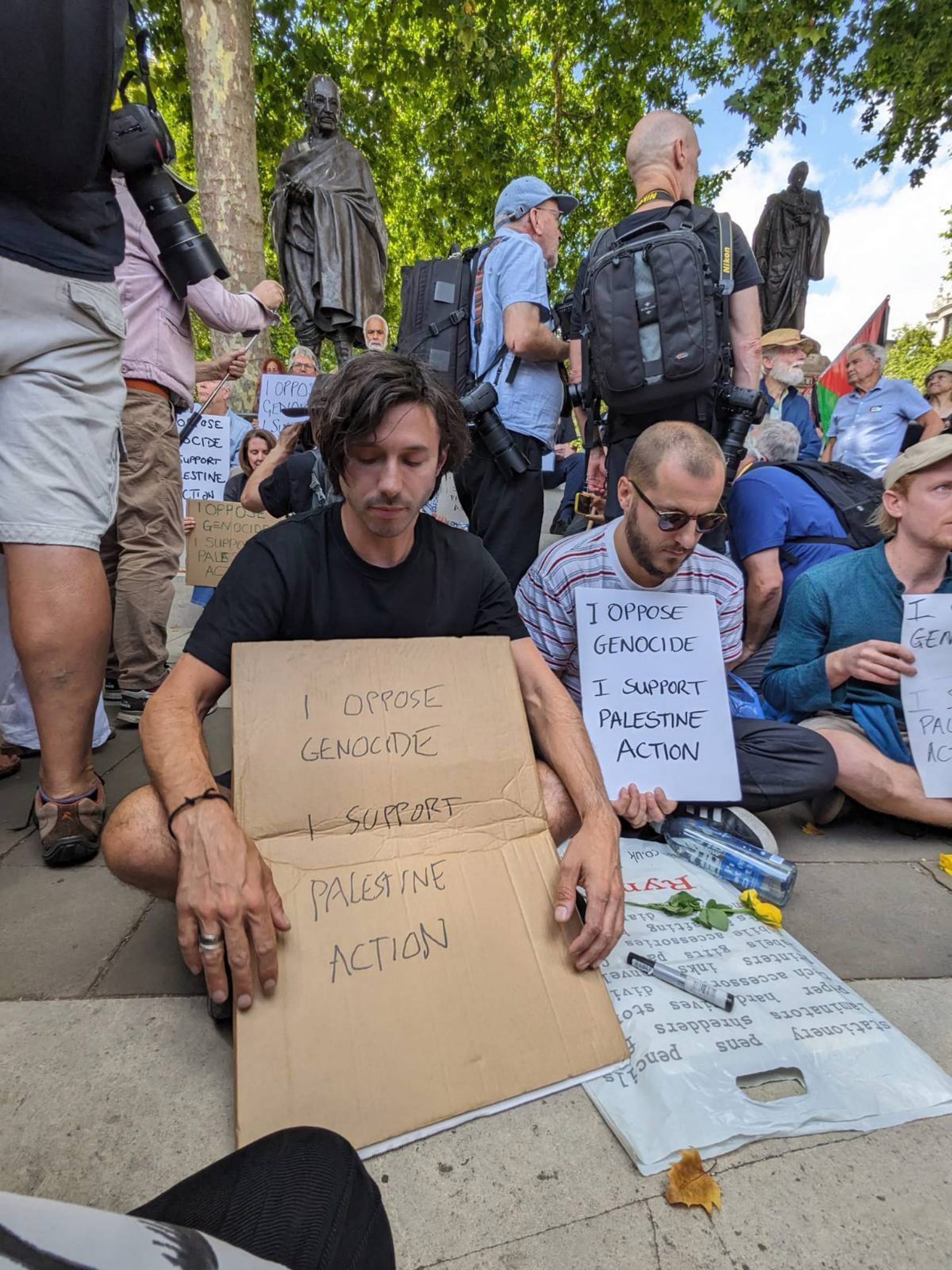 Architects protesting