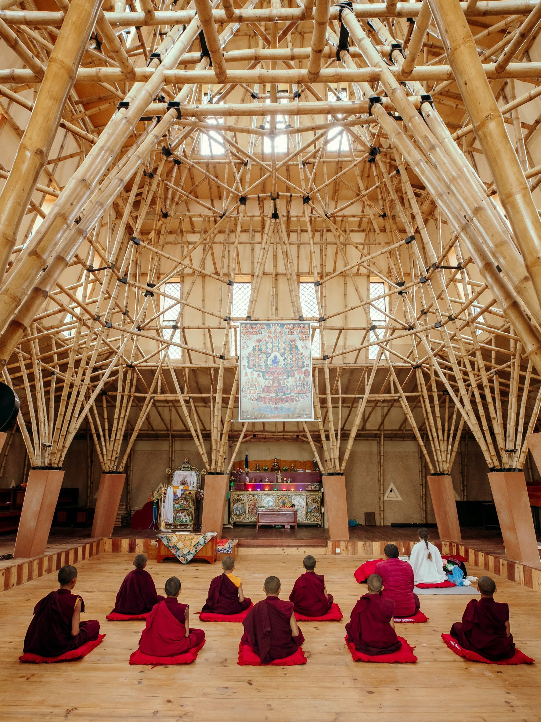 Bamboo Mahamudra Meditation Centre in Nepal by Abari