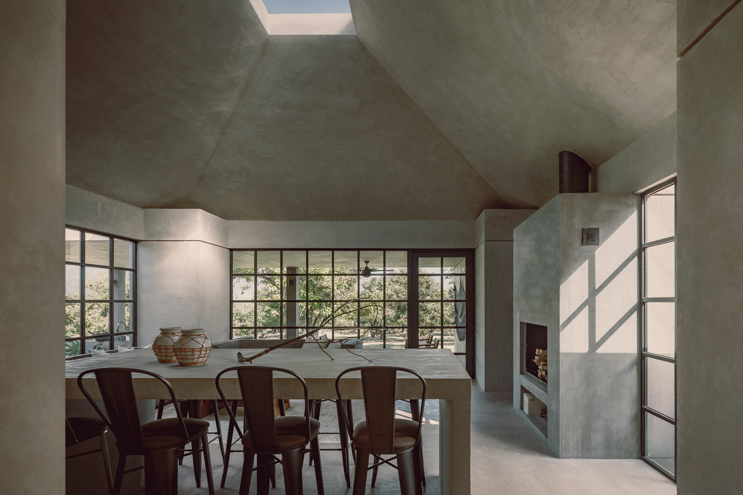 Interior of holiday home in Mexico