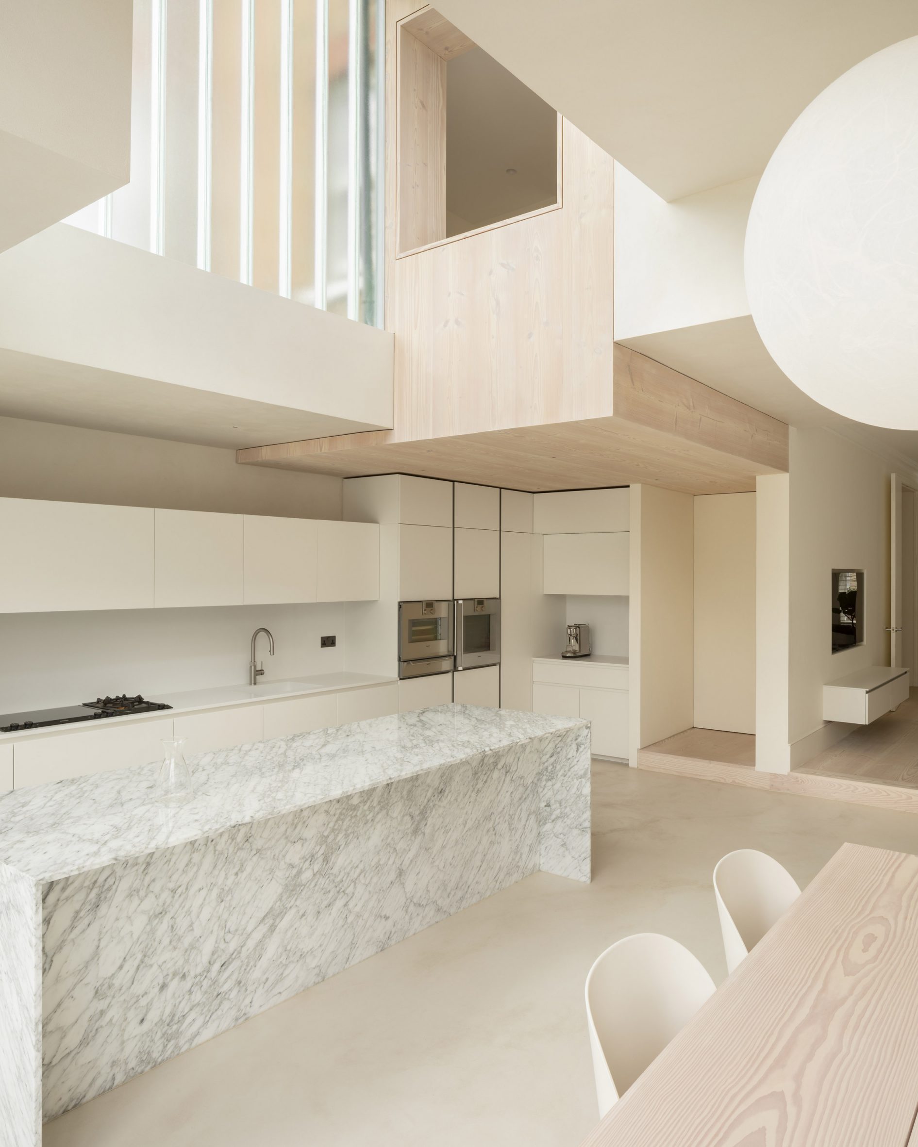 Interior of Sky Lantern House by Proctor & Shaw