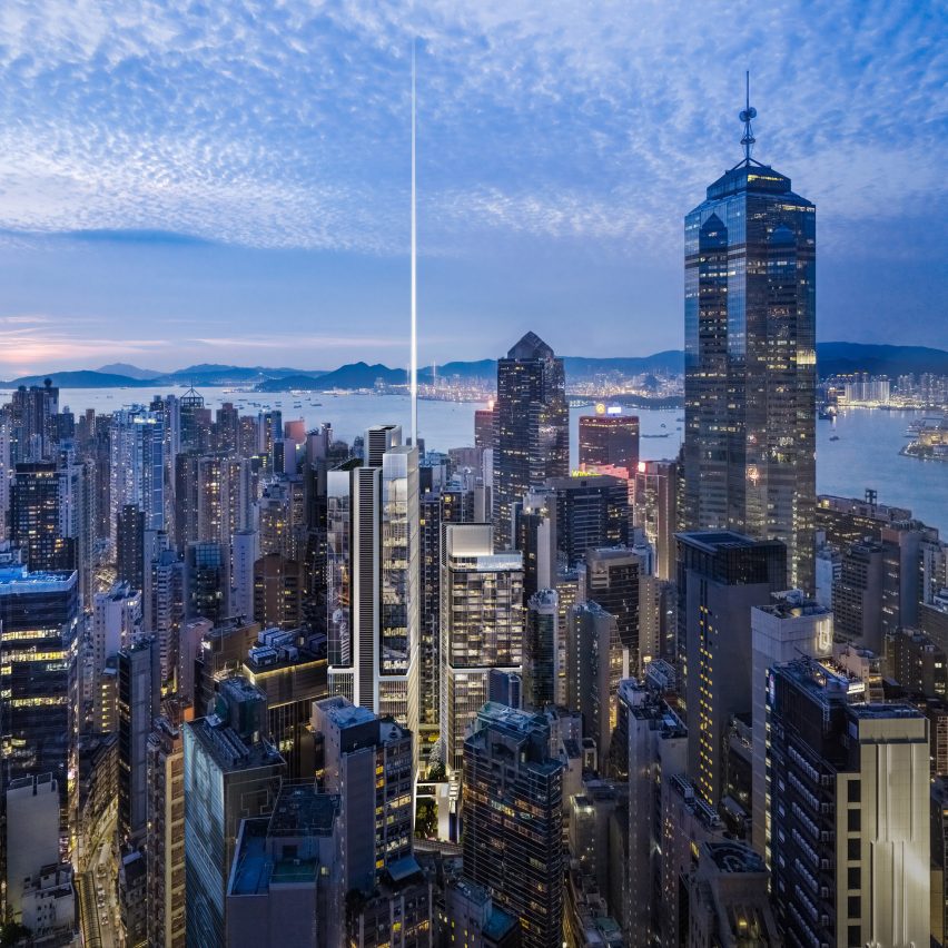 Foster + Partners’ Central Crossing skyscrapers top out in Hong Kong