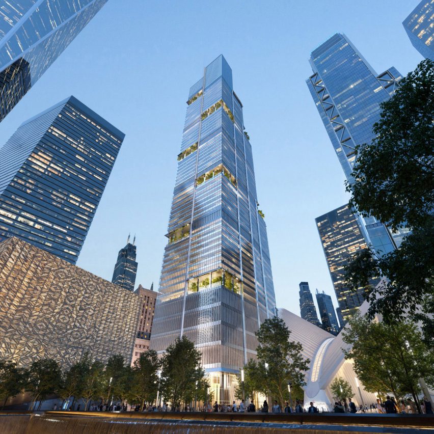 Foster + Partners updates images of ultimate World Trade Center site skyscraper