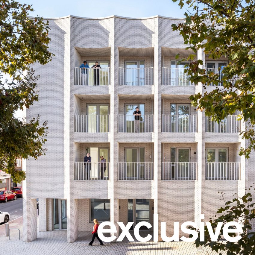 Scalloped facade ensures “strong civic presence” for London housing block