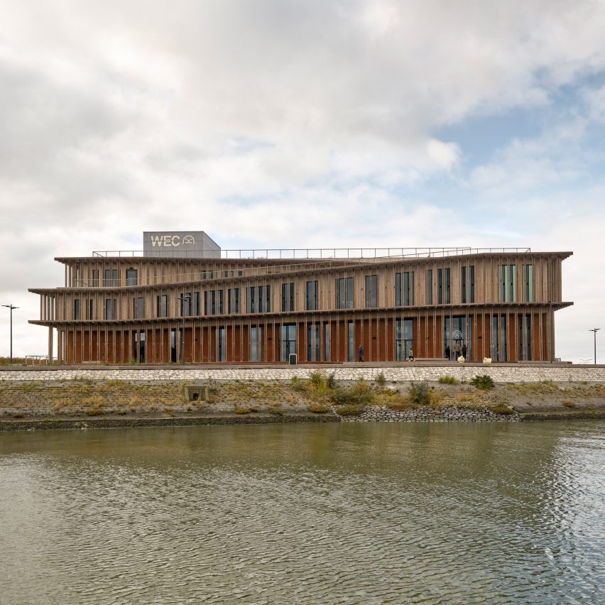 Dorte Mandrup winds walkway around Wadden Sea World Heritage Centre