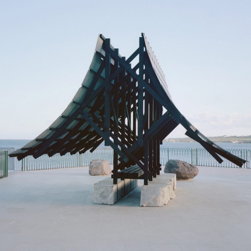 Leopold Banchini Architects draws on prehistoric civilisation for Asympta pavilion
