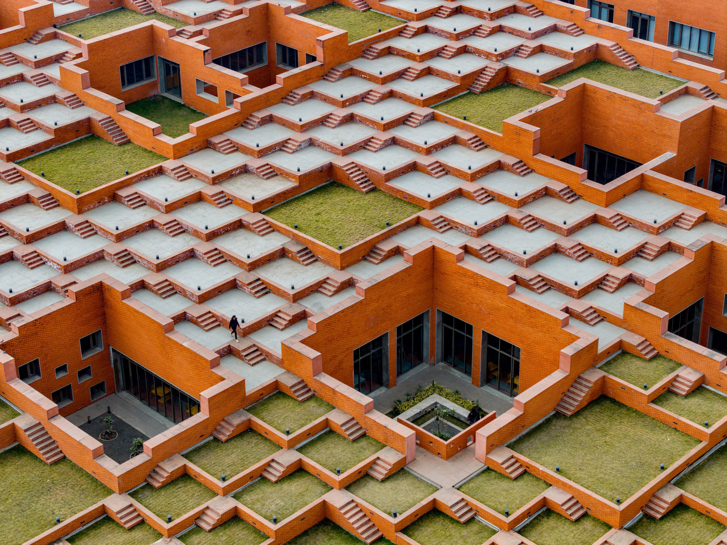 Aerial view of Prestige University