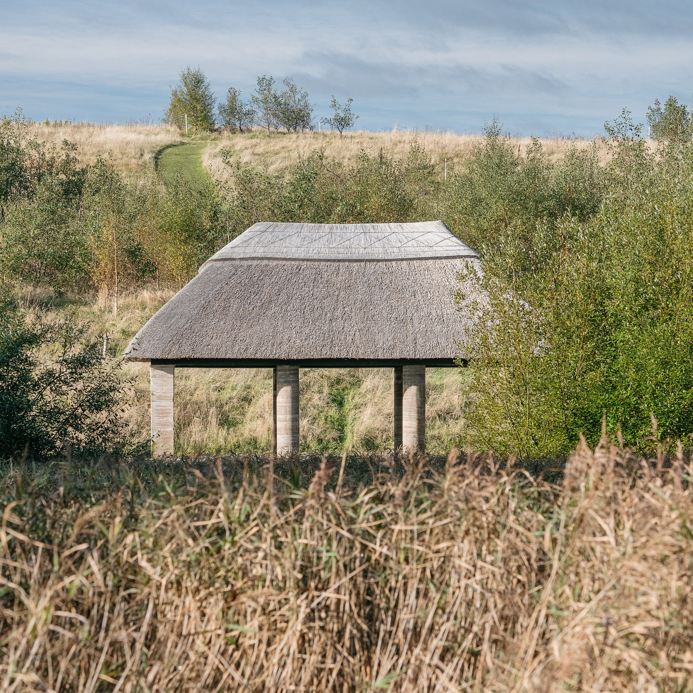 Dem Talamh rammed earth shelter by Fuinneamh Workshop Architects