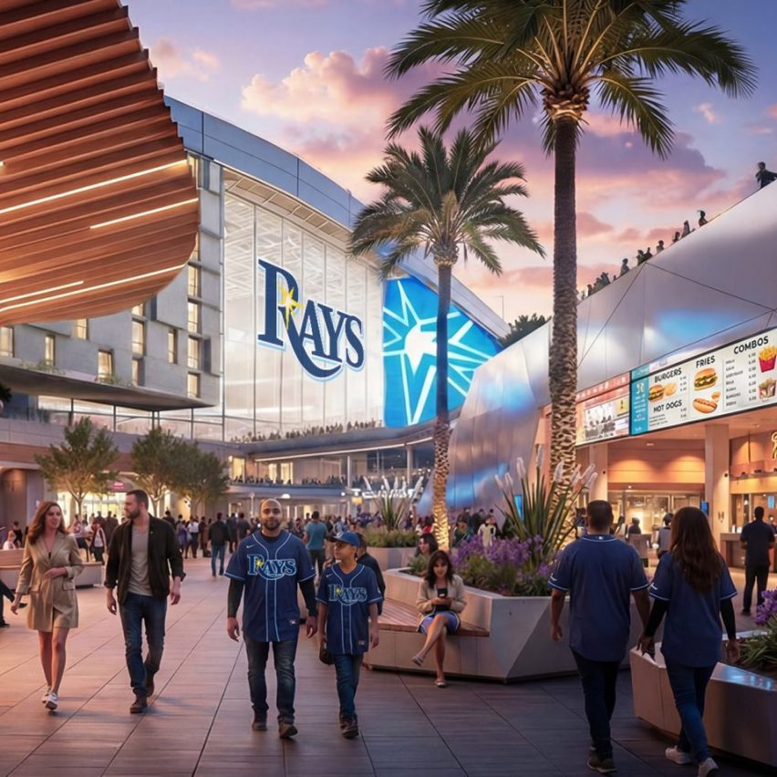 Dezeen Agenda US edition features proposed stadium for Tampa Bay Rays