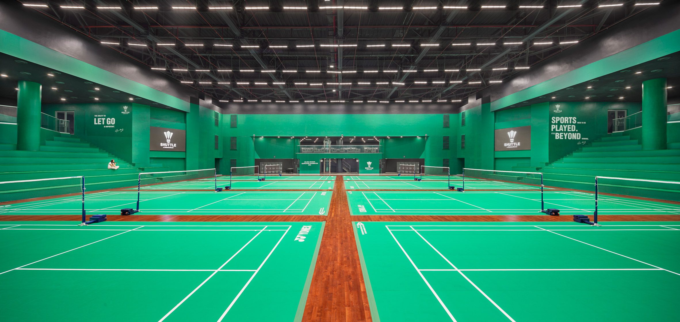 Badminton courts in India