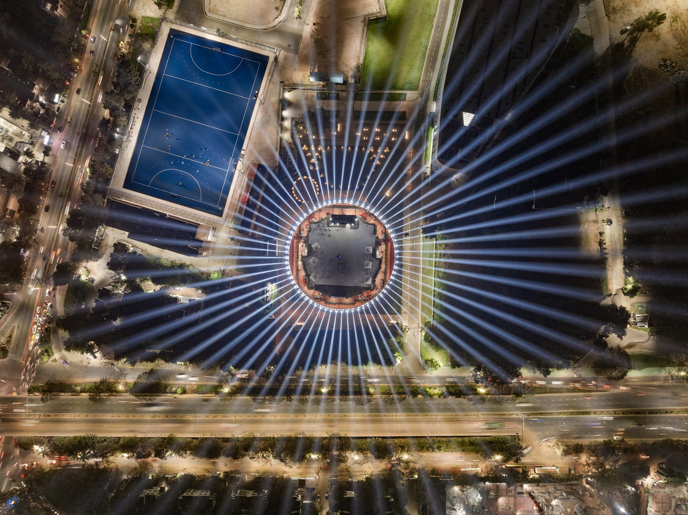 Aerial view of The Shuttle in Bhubaneswar