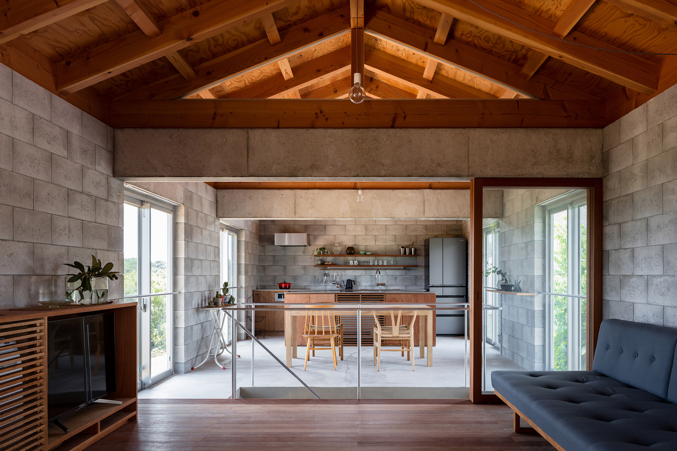 Interior of House of Joy by KKAA YTAA