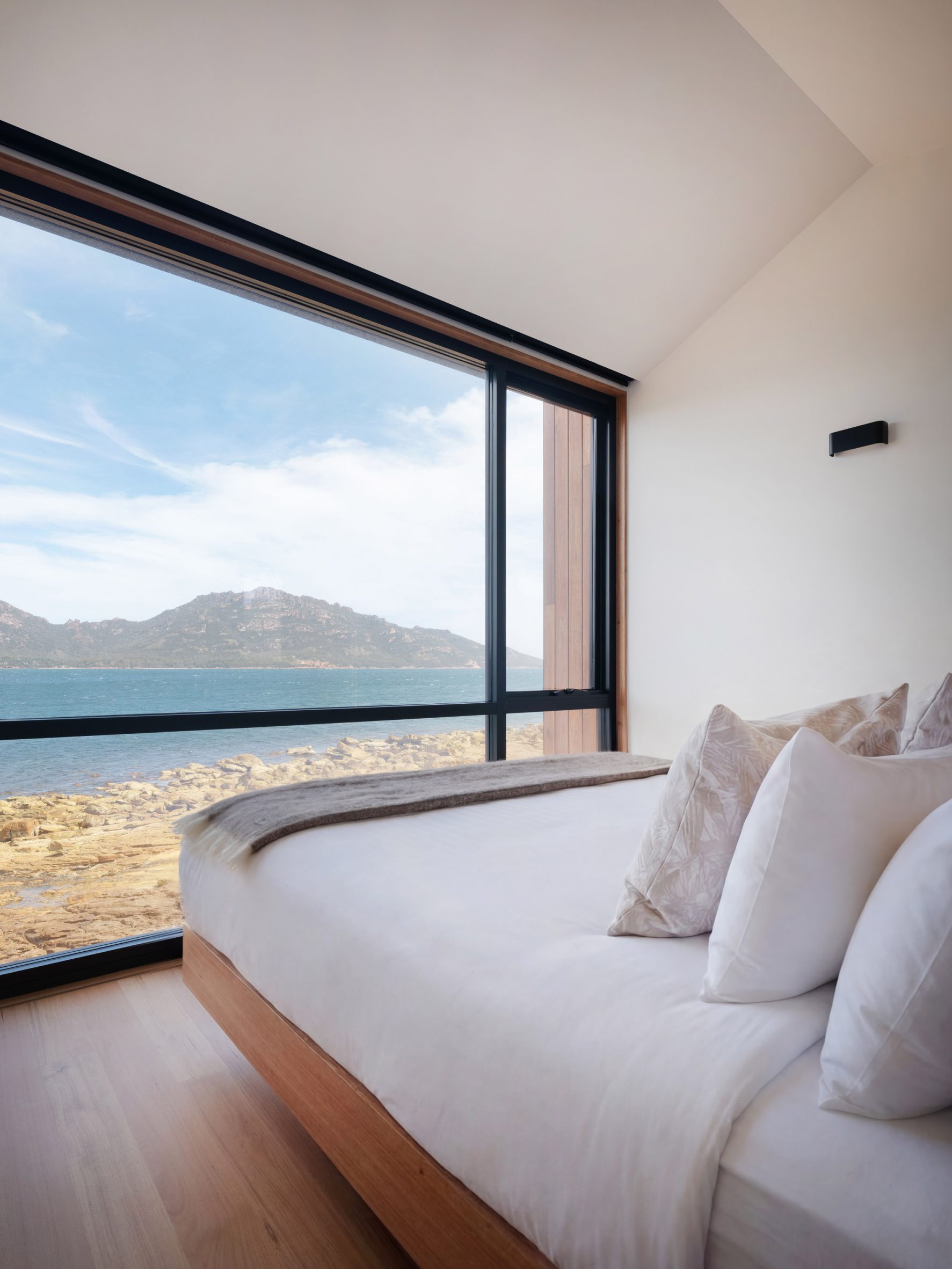 Bedroom interior at cabin 