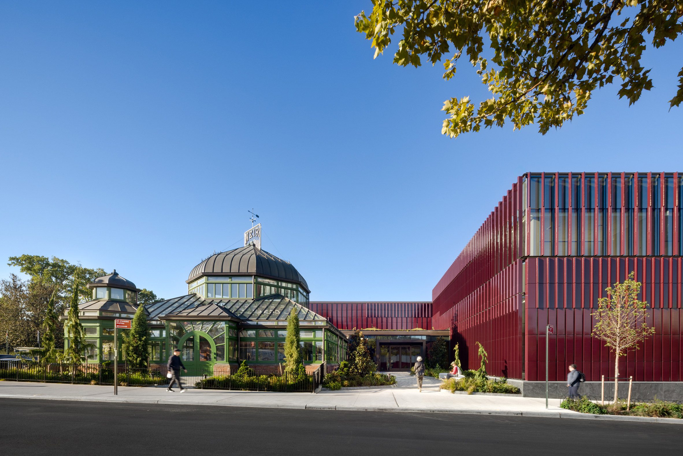 Restored greenhouse in Brooklyn