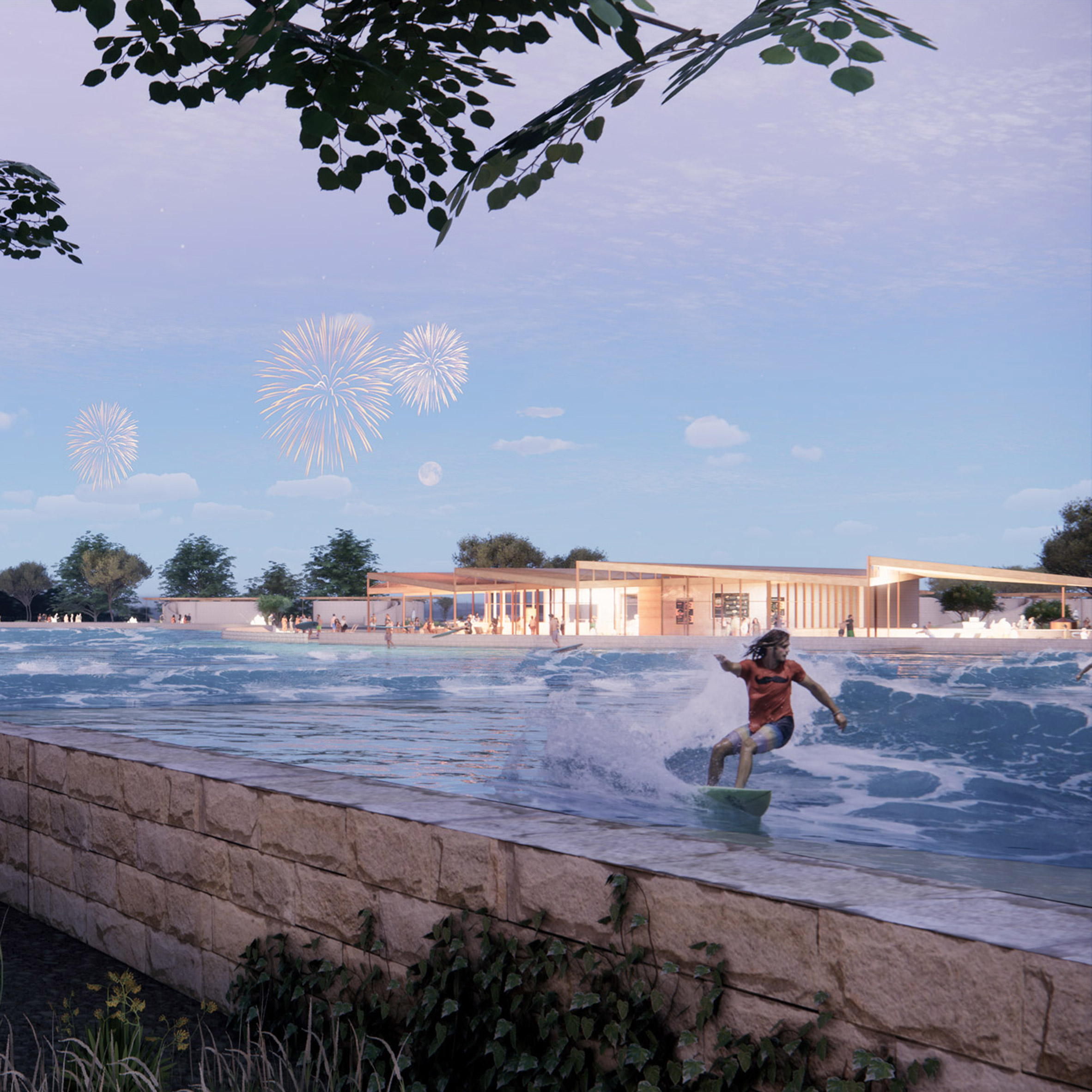 ICON to 3D-print housing for artificial surf community in Texas