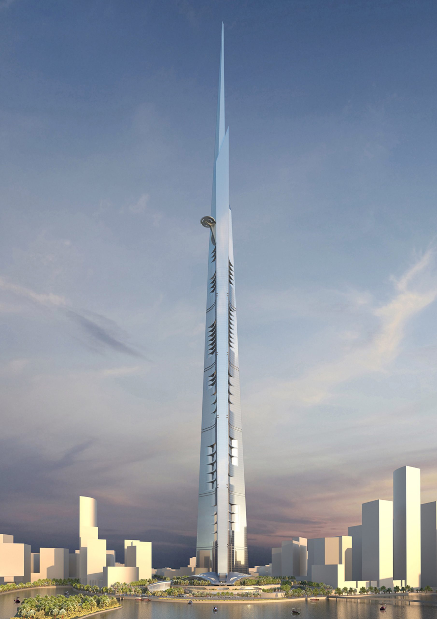 Render of Jeddah Tower