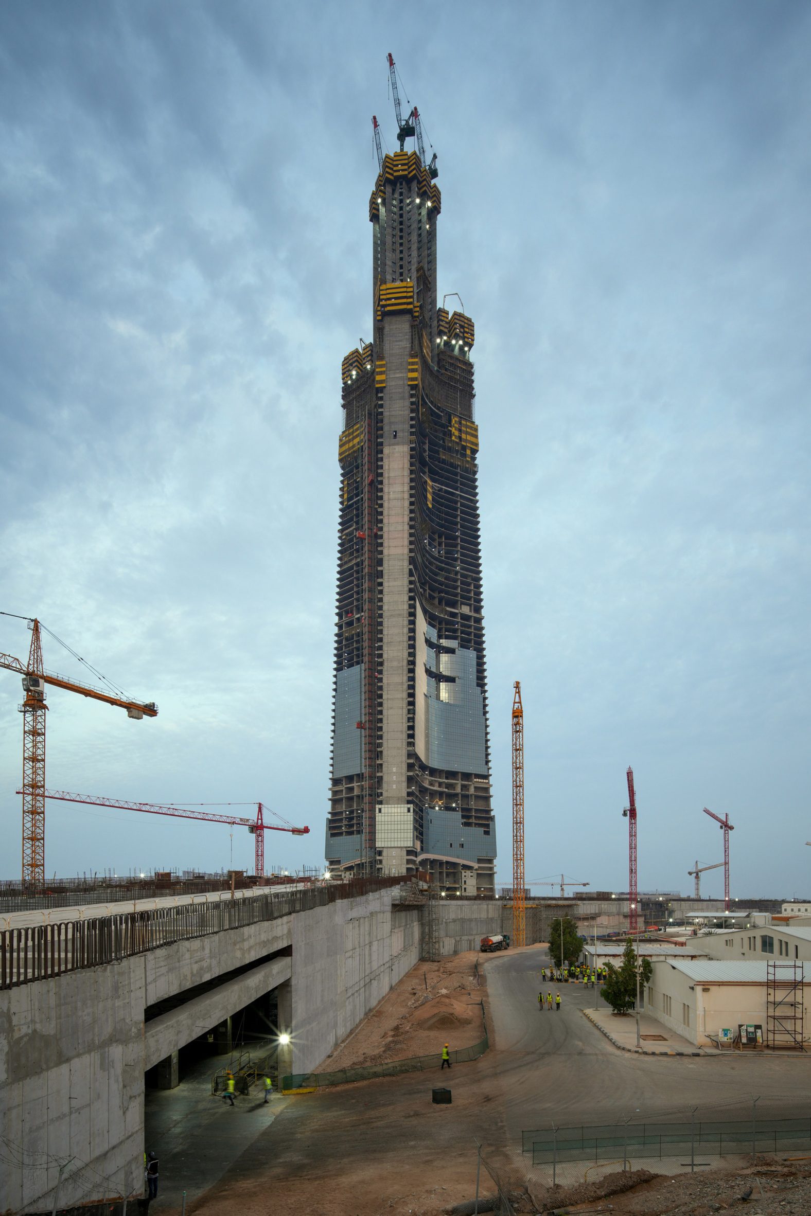 Jeddah Tower by Adrian Smith + Gordon Gill Architecture under construction in Saudi Arabia