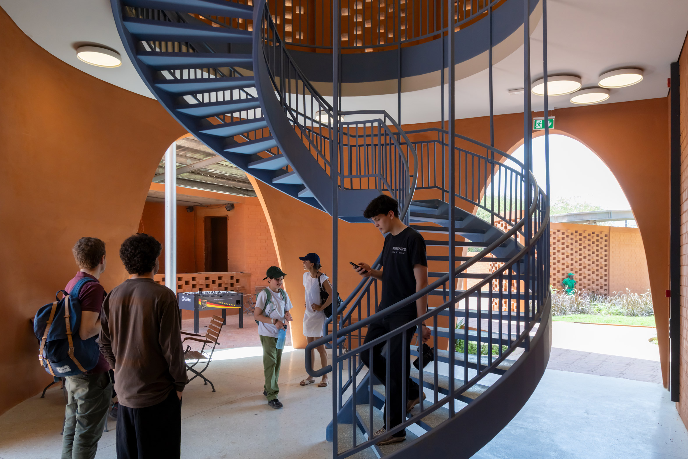 Staircase in Goethe-Institut in Dakar