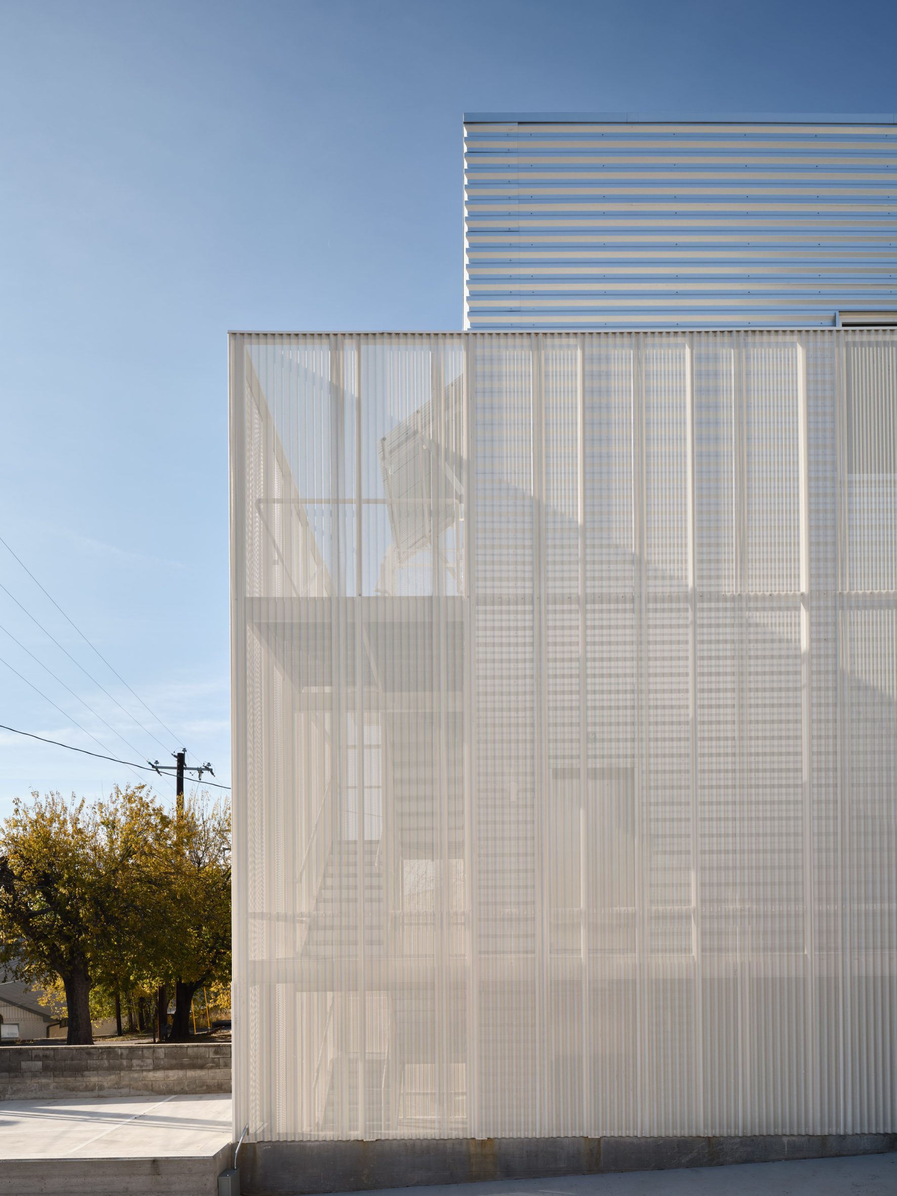 Marble Falls Arthouse metal facade