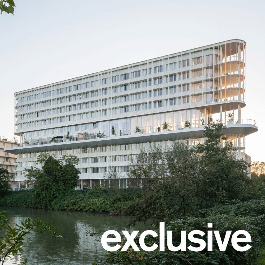 Vatea apartment block resembles “ship set along the riverbank” in France
