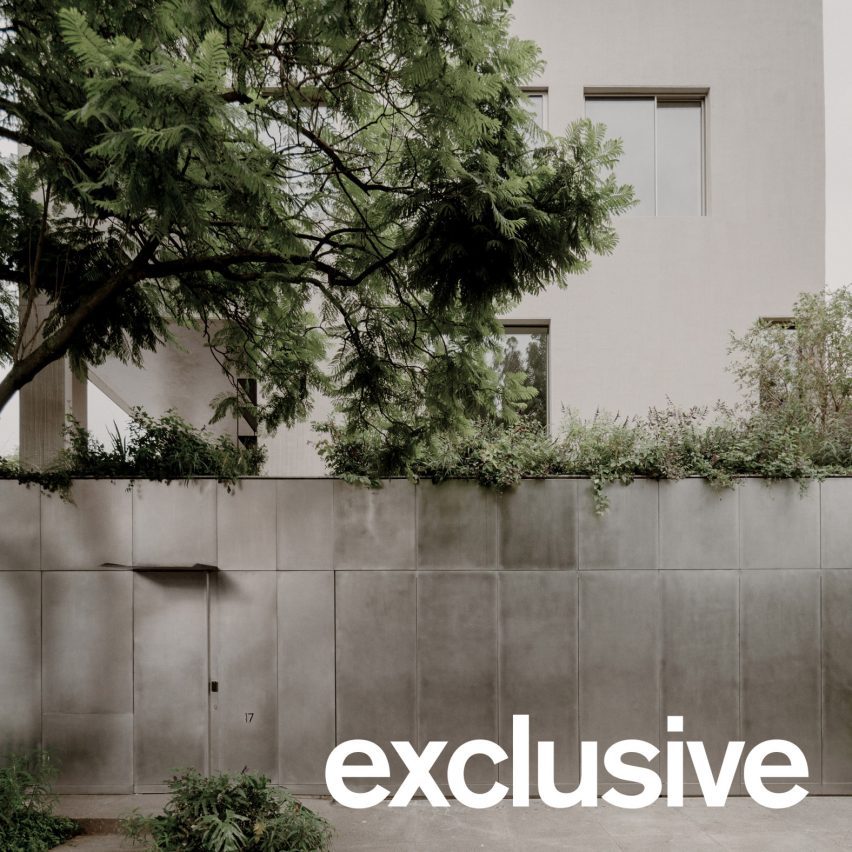 PPAA designs Mexico City concrete house to rest on metal base