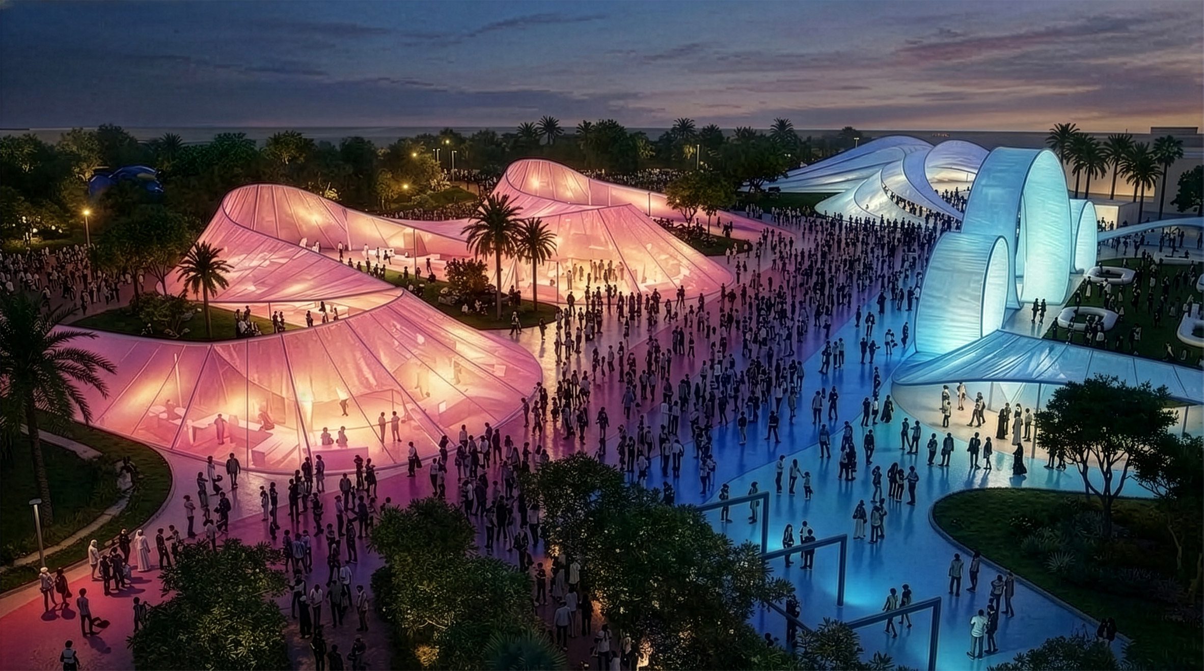 Render of Shakira Stadium by BIG