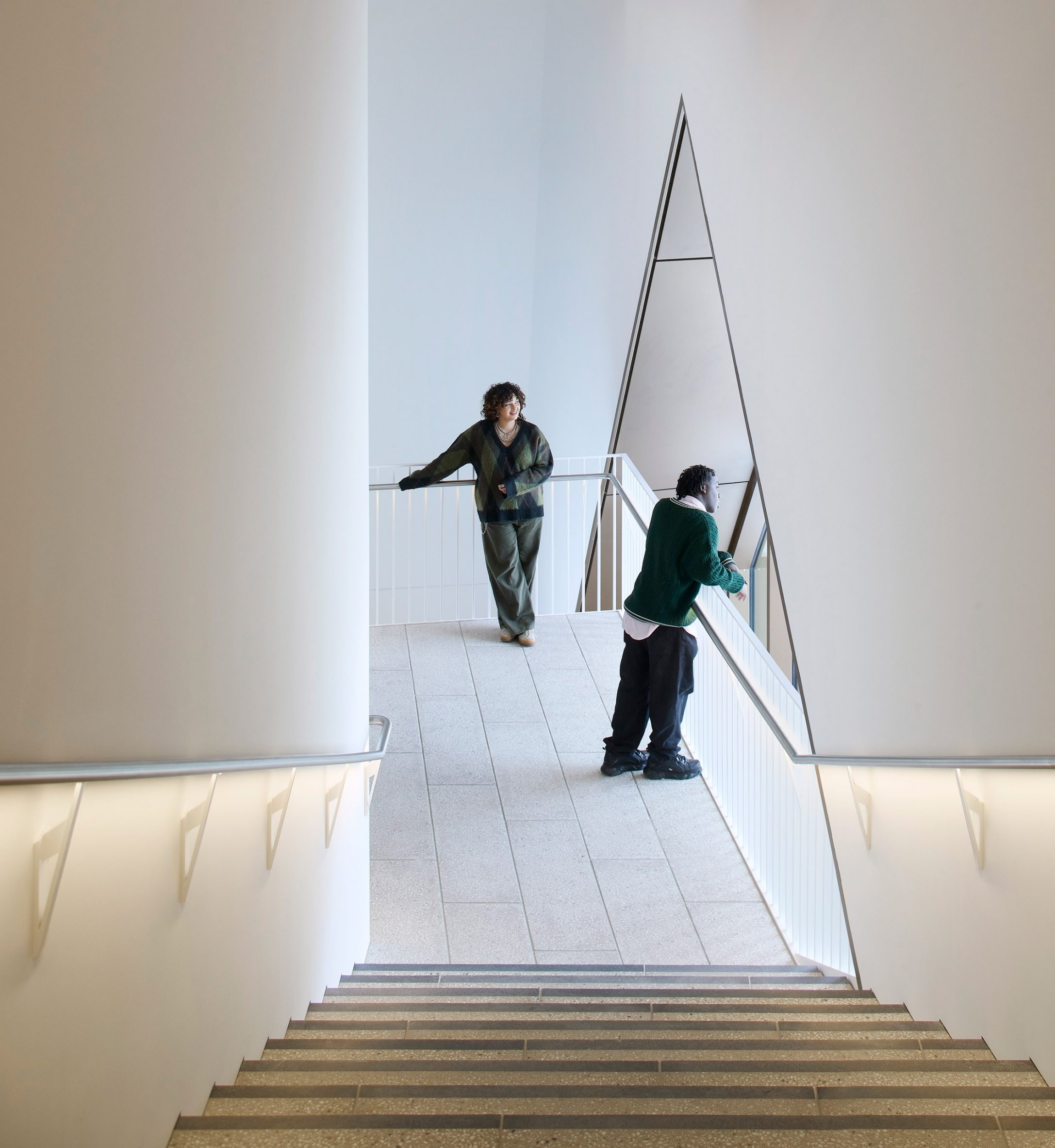 Interior of V&A East Museum in London by O'Donnell + Tuomey