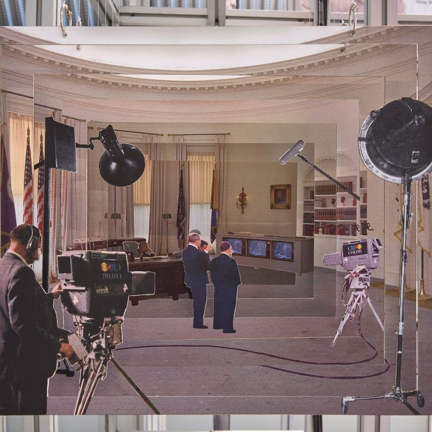 Dropcity exhibition explores the “performative architecture” of the White House