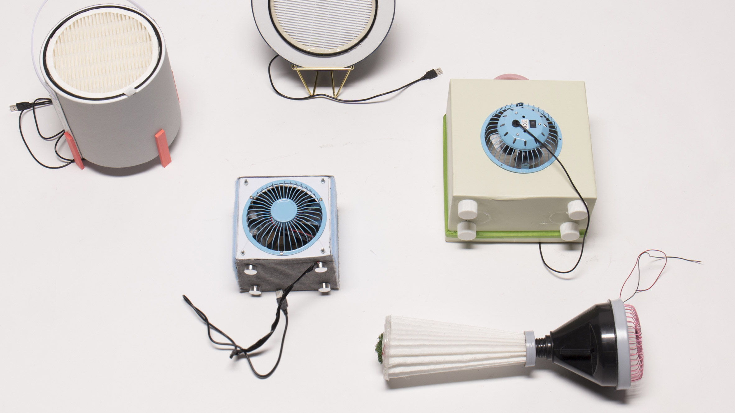 Air It Yourself air purifier examples by Jihee Moon