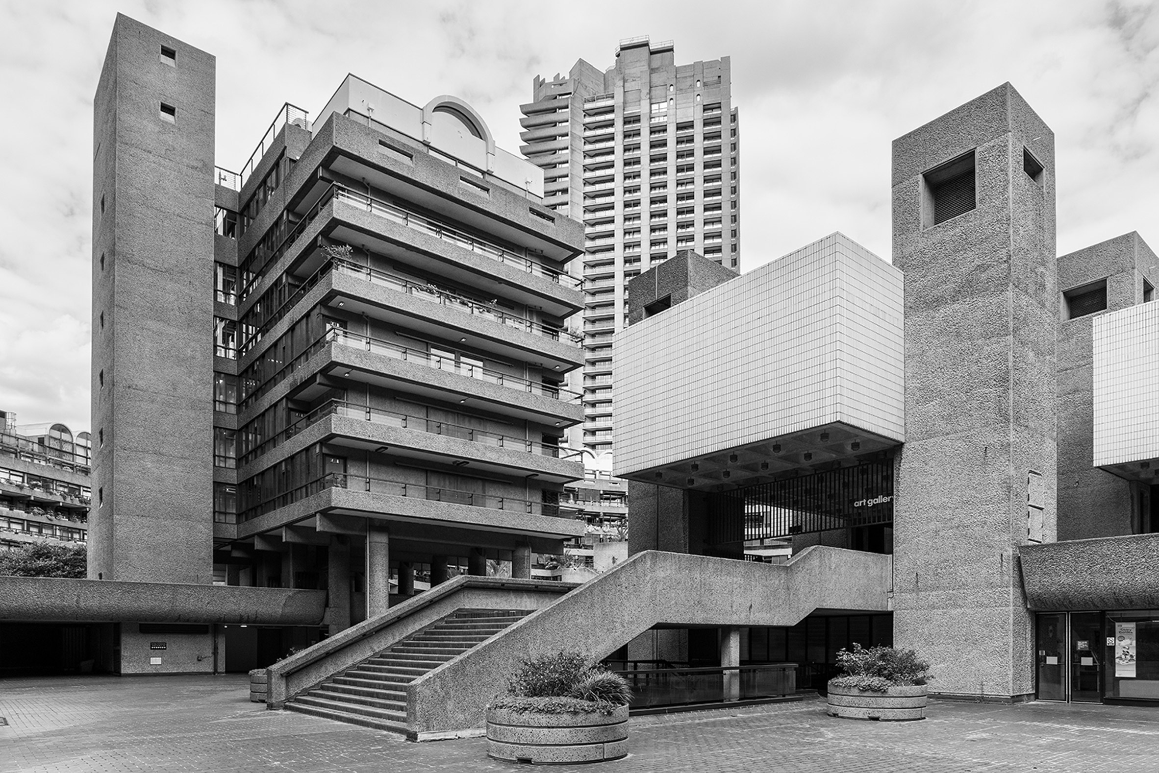 Barbican Estate by Chamberlin, Powell and Bon in Brutalist London