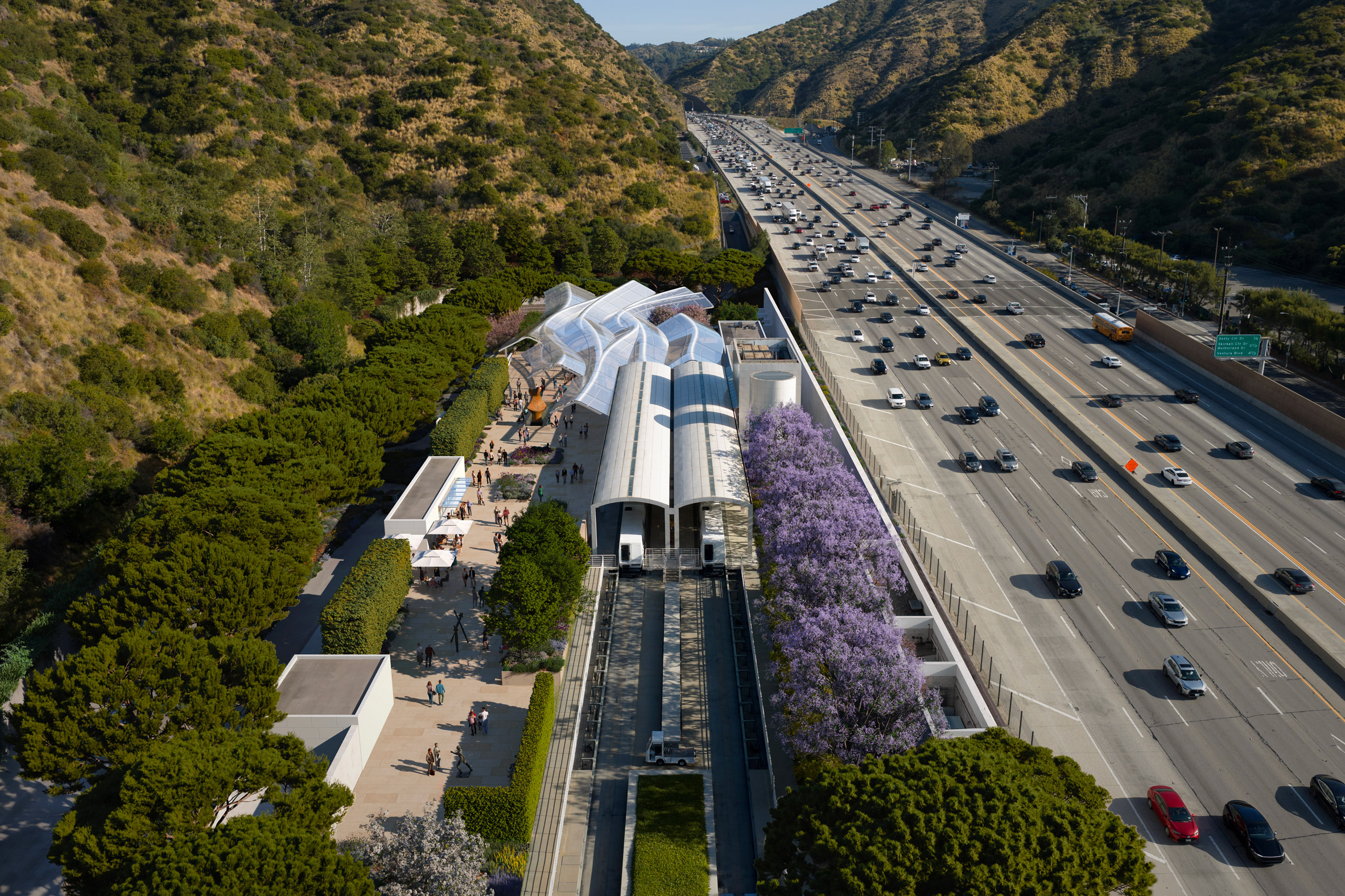 Getty Center tram revamp