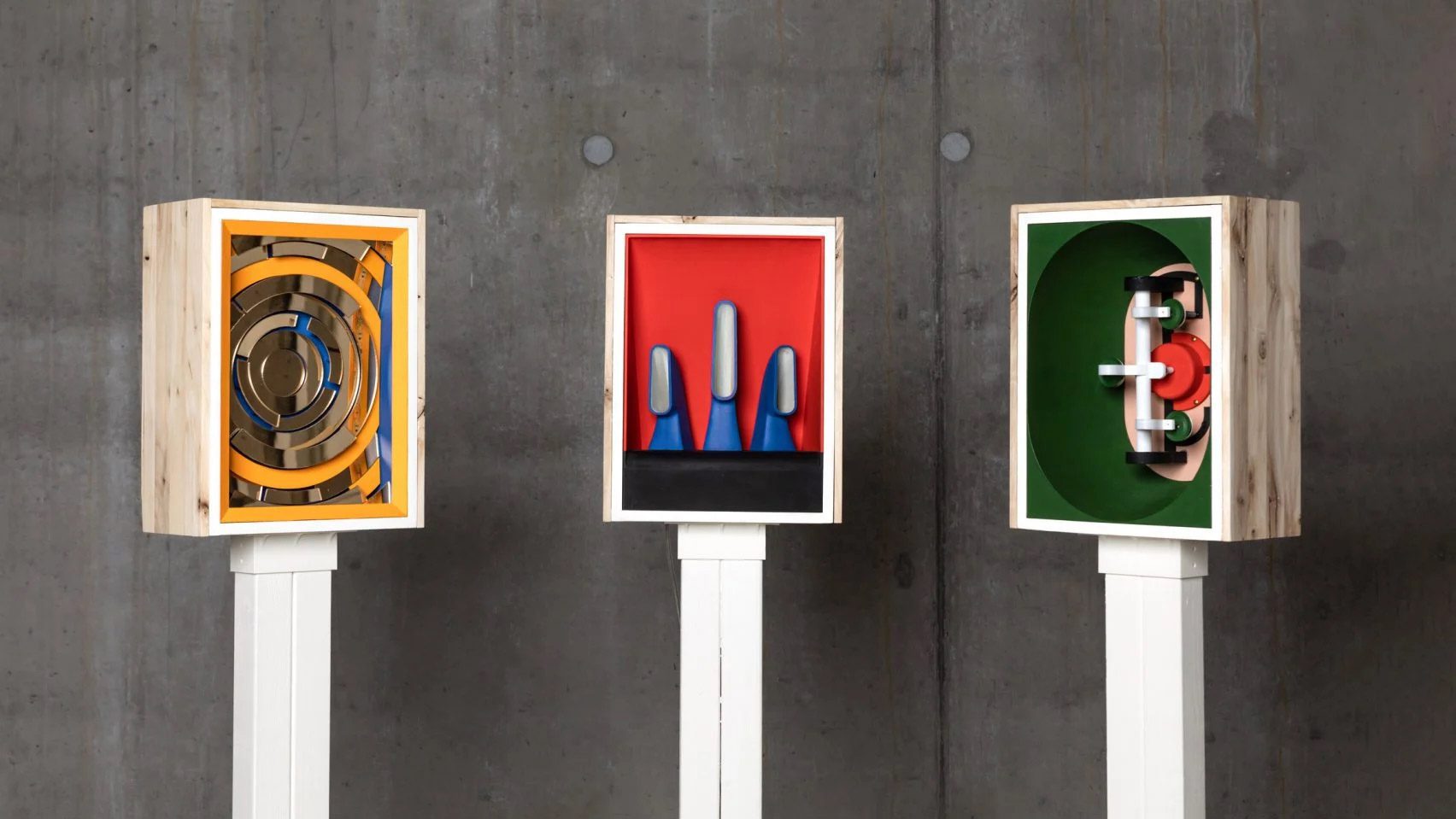 Ding Dong doorbells by Jón Helgi Hólmgeirsson from Hæ/Hi exhibition at DesignMarch