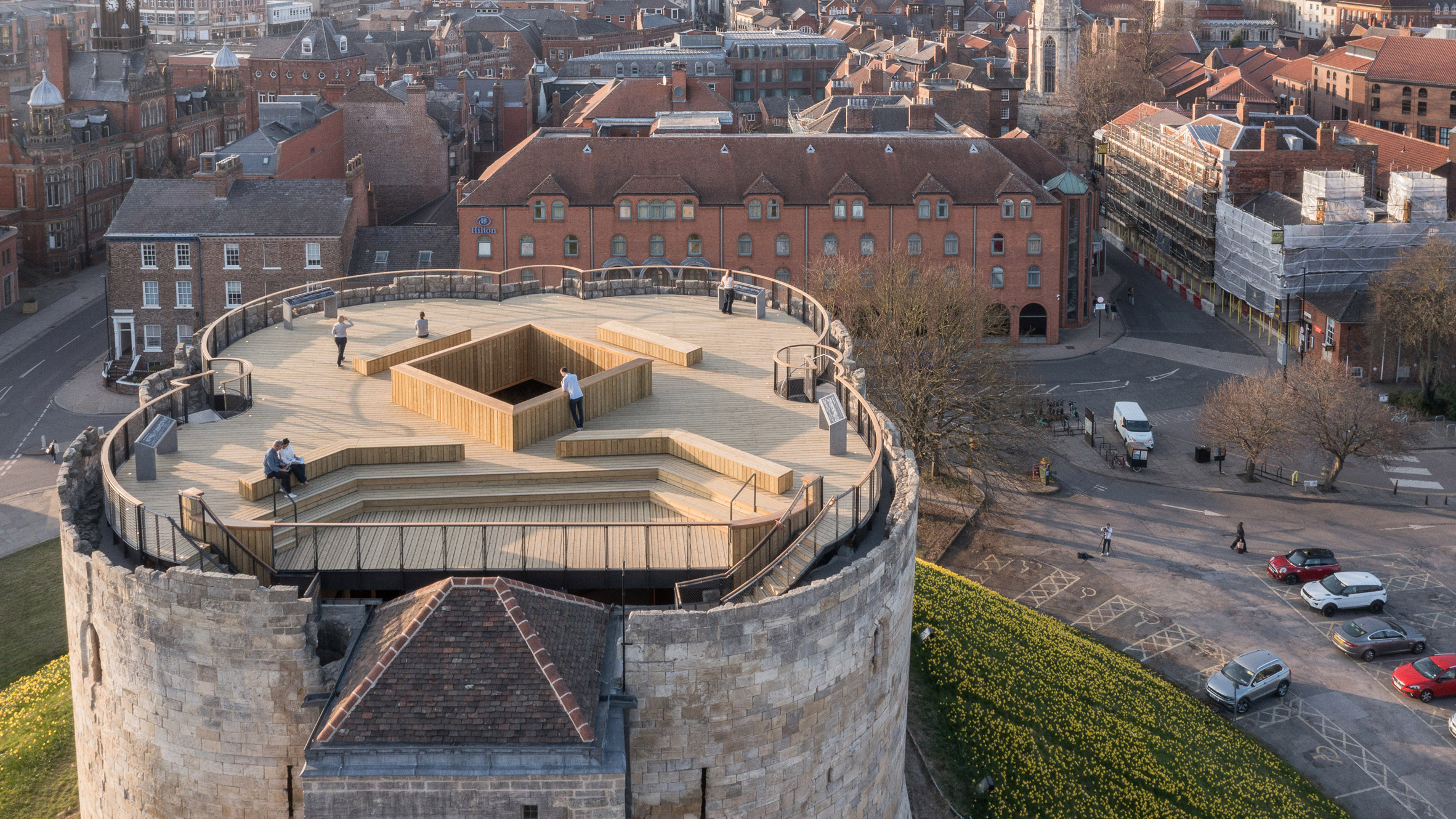 Clifford's Tower observation deck by Hugh Broughton Architects