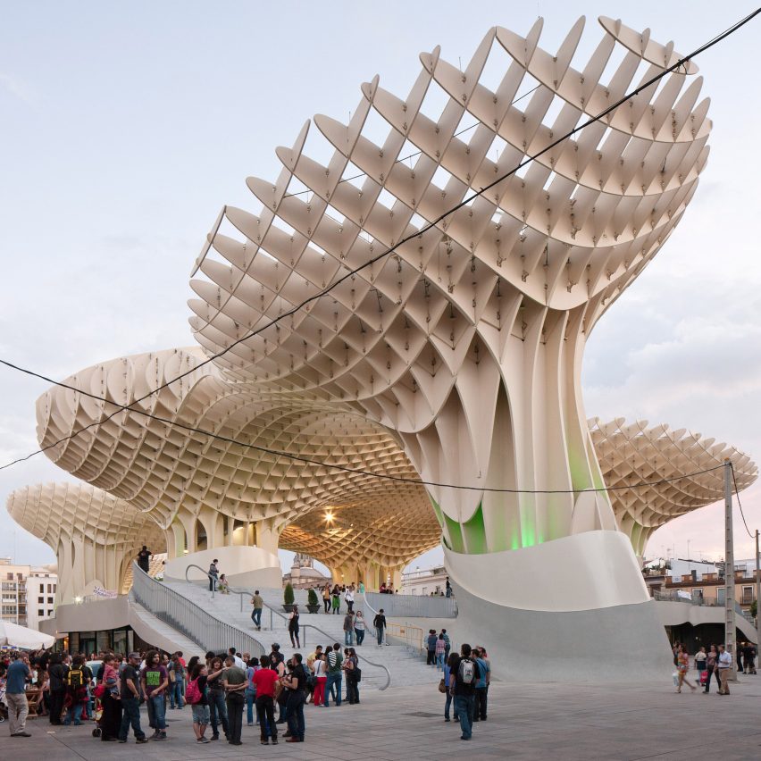 Metropol Parasol wears its parametric structure “on its sleeve”