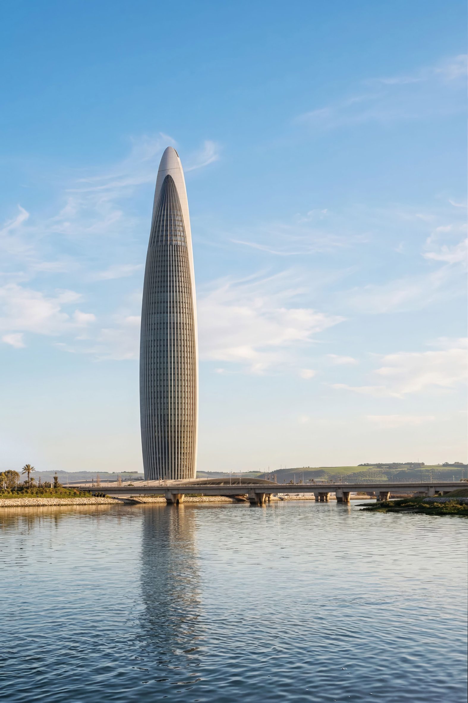 Mohammed VI Tower in Morocco by Rafael de La‑Hoz and Hakim Benjelloun