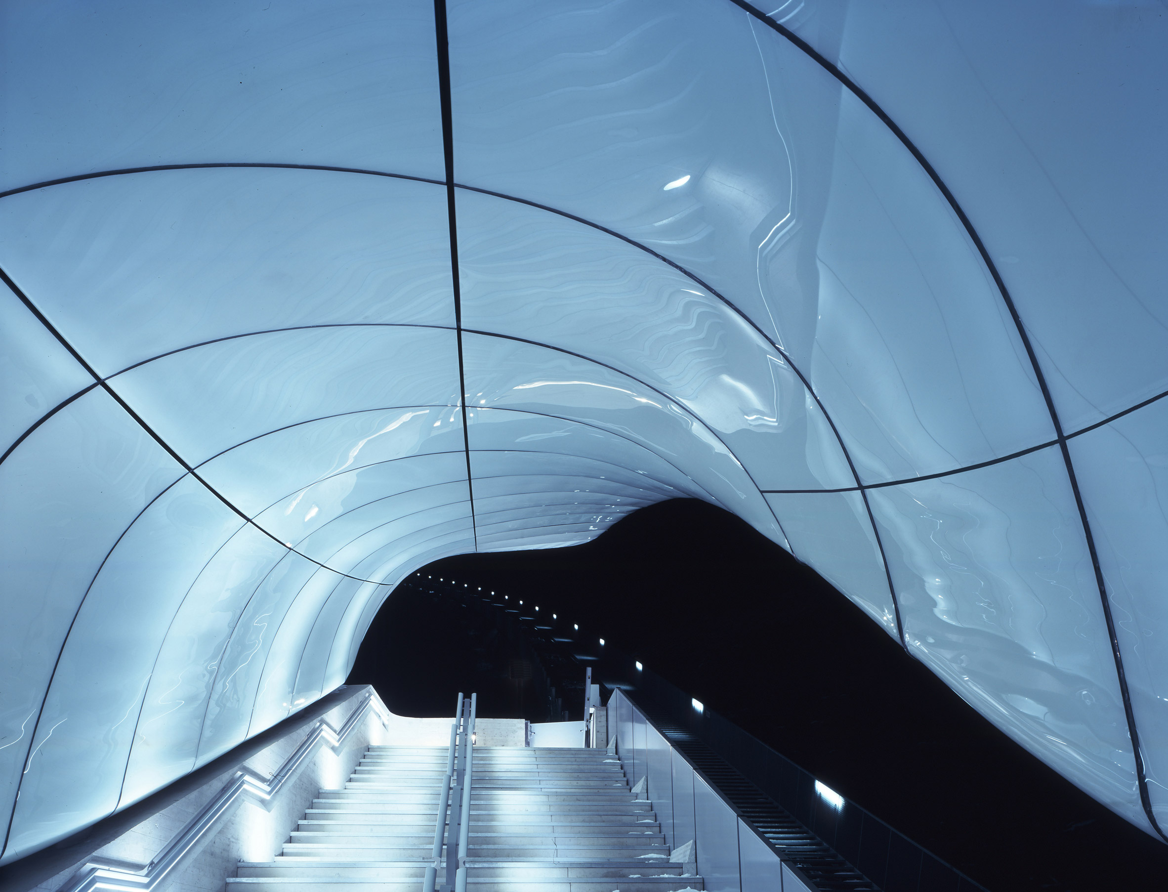 Nordpark Railway Stations by Zaha Hadid